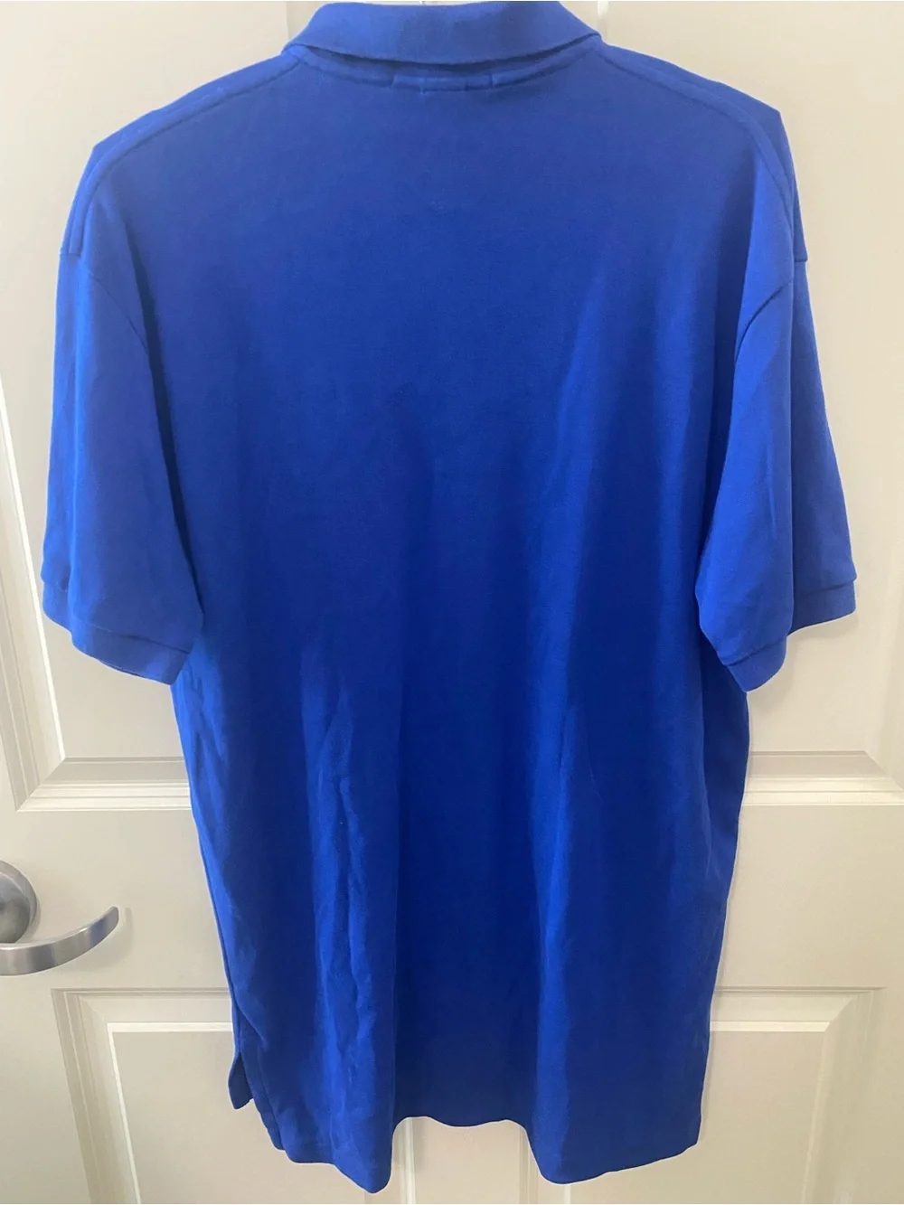 Ralph Lauren Men’s Polo Shirt in Bright Blue with Red Pony